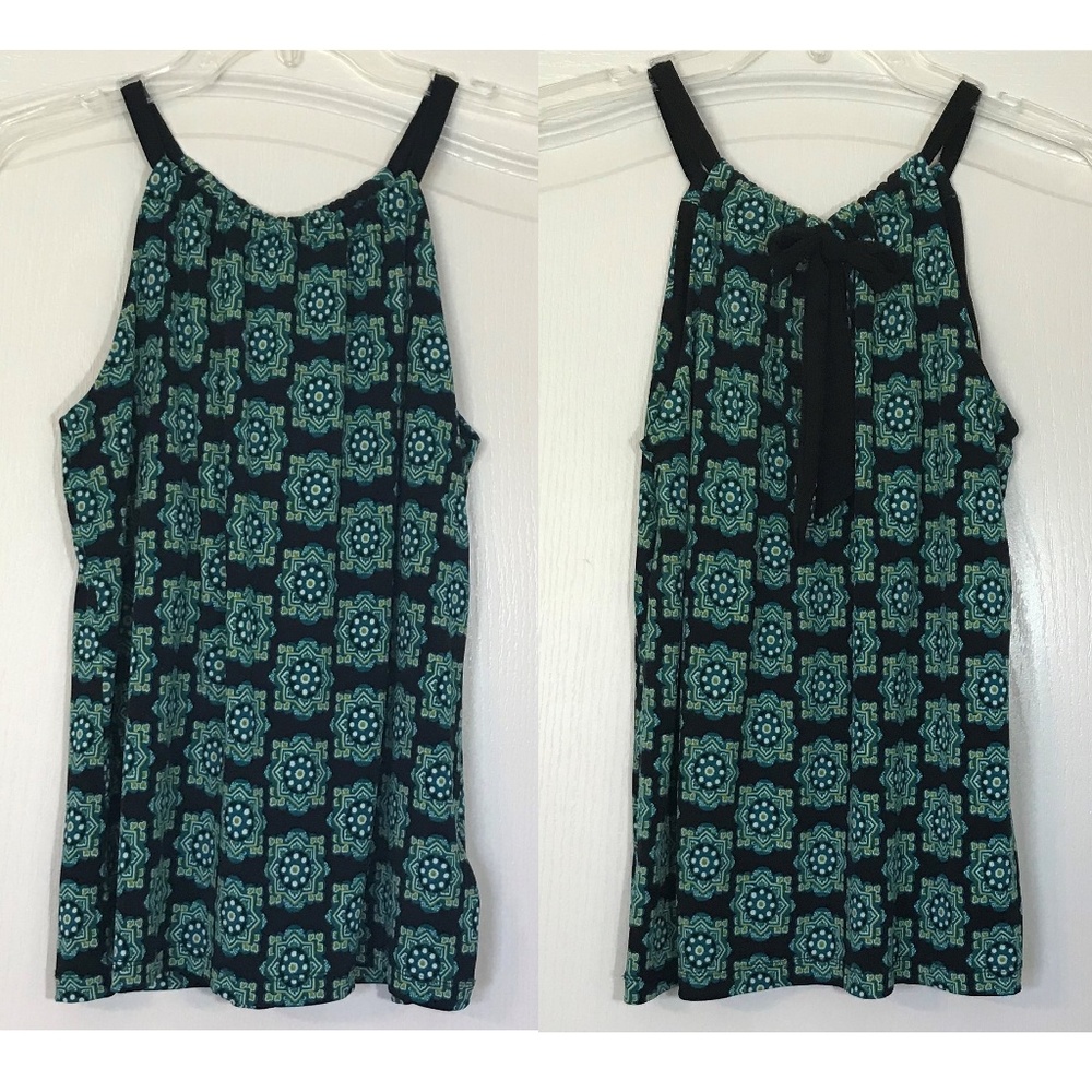 Apt. 9 Sleeveless Blouse Top With Bow Size S